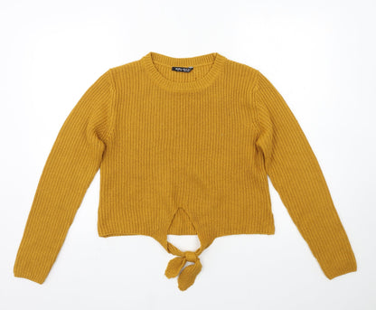 Womens UK Size 14 Select Yellow Pullover Jumper