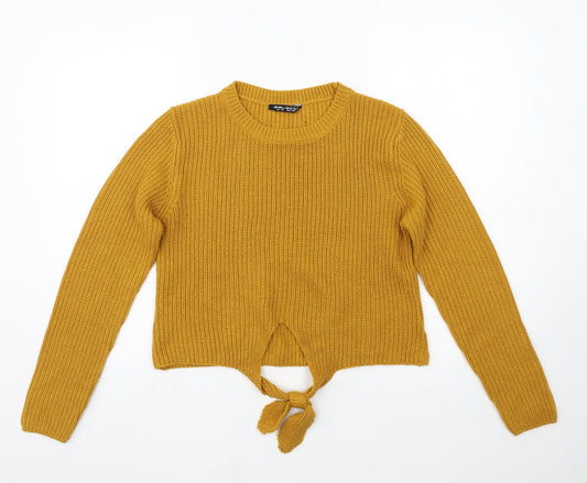 Womens UK Size 14 Select Yellow Pullover Jumper