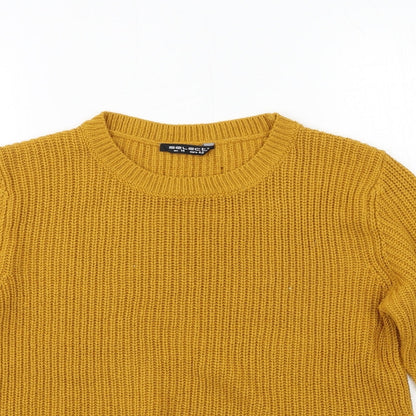 Womens UK Size 14 Select Yellow Pullover Jumper