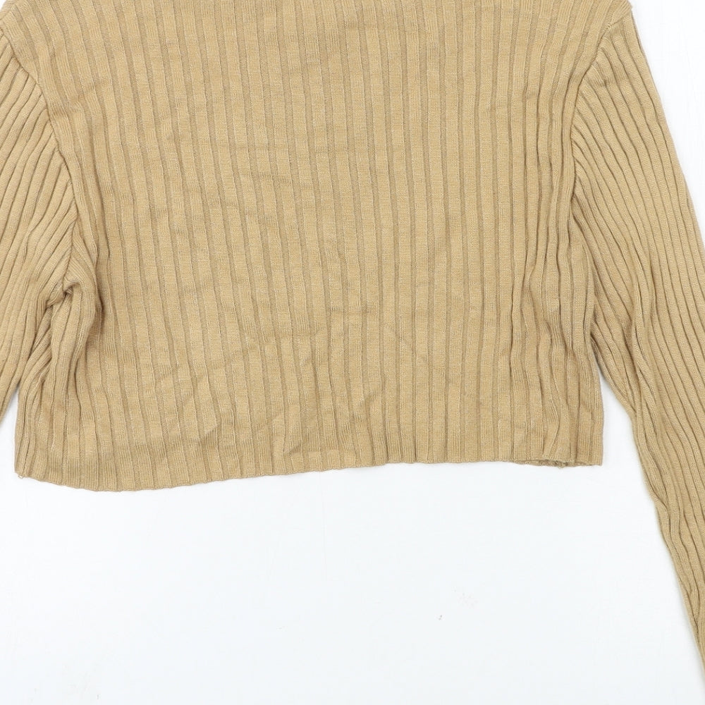 Primark Womens Brown  Knit Pullover Jumper Size 12
