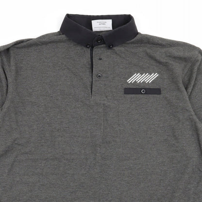 Milestone Mens Grey    Polo Size M
