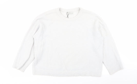 Womens UK Size 8 Stradivarius Grey Pullover Jumper