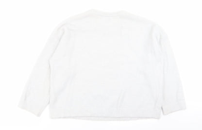 Womens UK Size 8 Stradivarius Grey Pullover Jumper