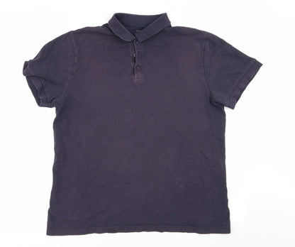 Asda George Mens Blue    Polo Size L