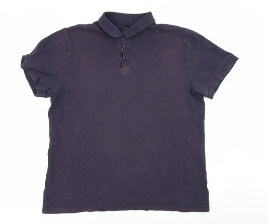 Asda George Mens Blue    Polo Size L