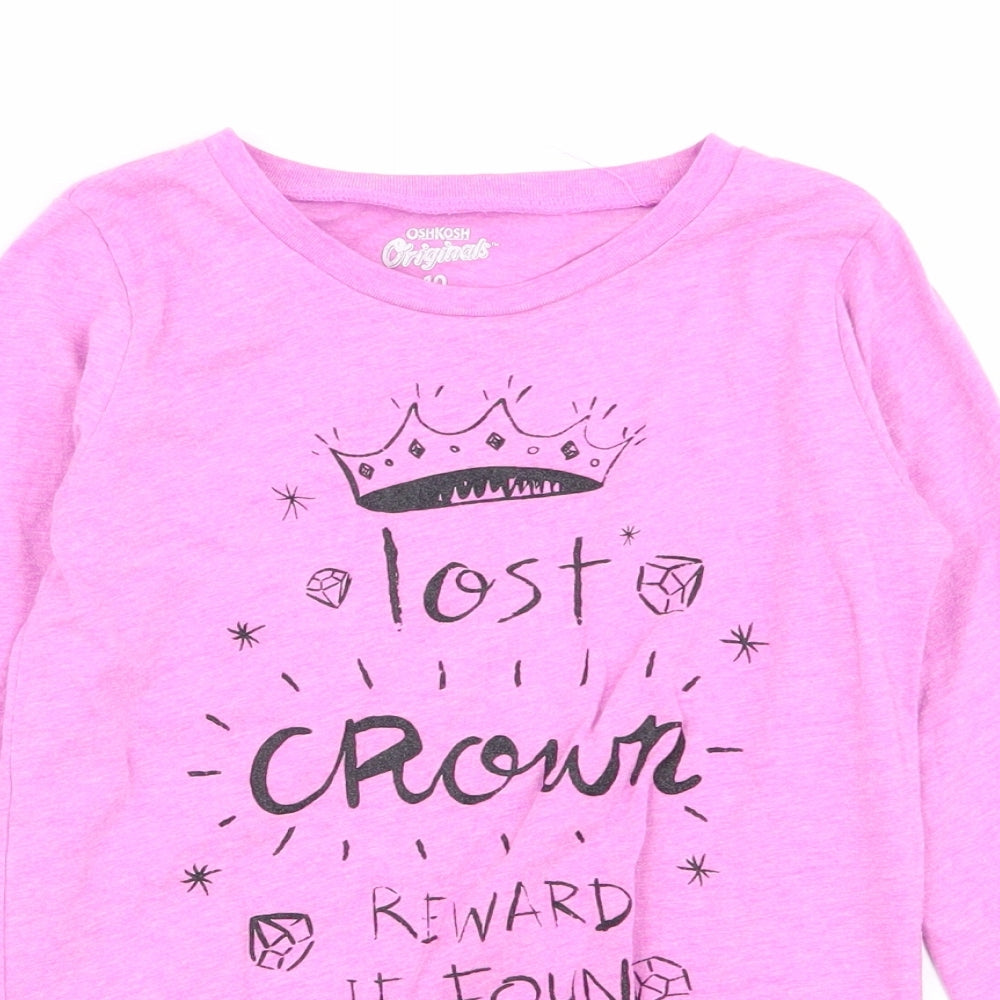 originals Girls Pink   Basic T-Shirt Size 10 Years