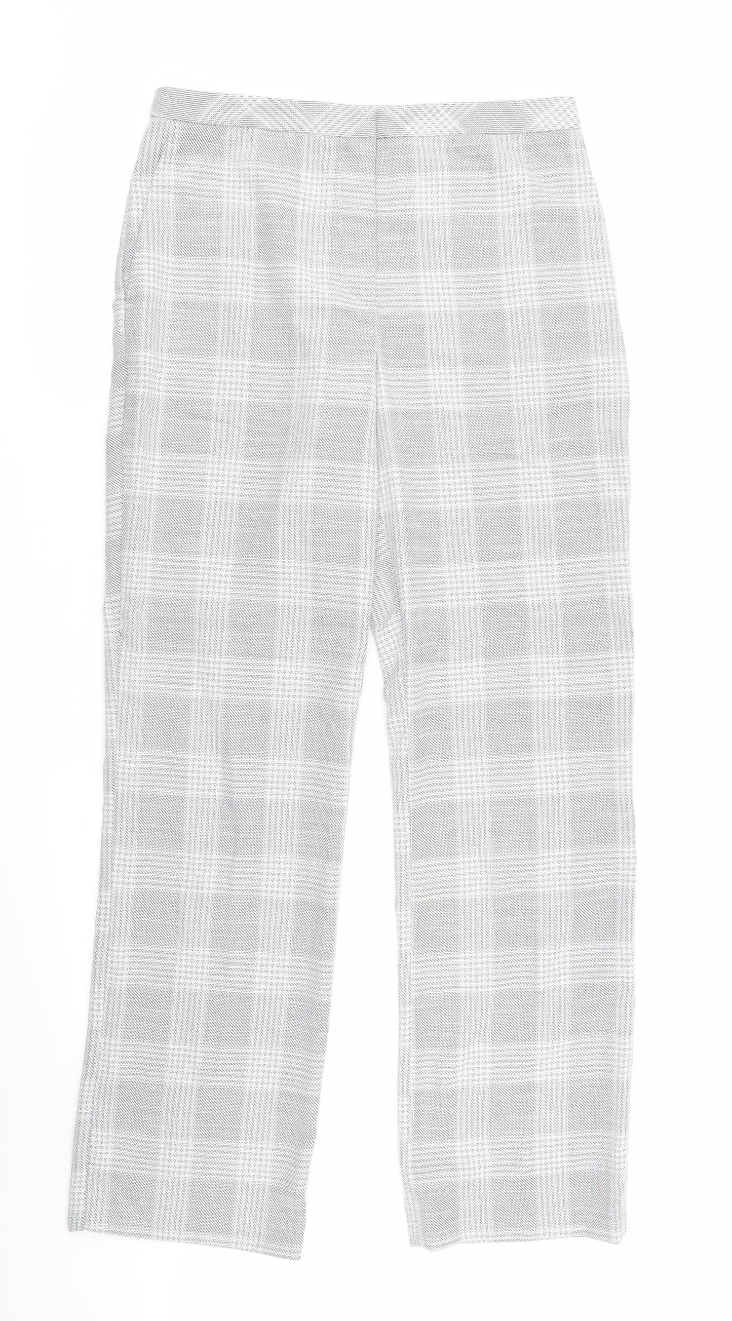 Womens UK Size 12 H&M Regular Fit  Multicoloured Trousers