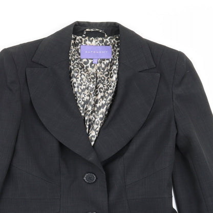 Autonomy Womens Black   Jacket Blazer Size 10
