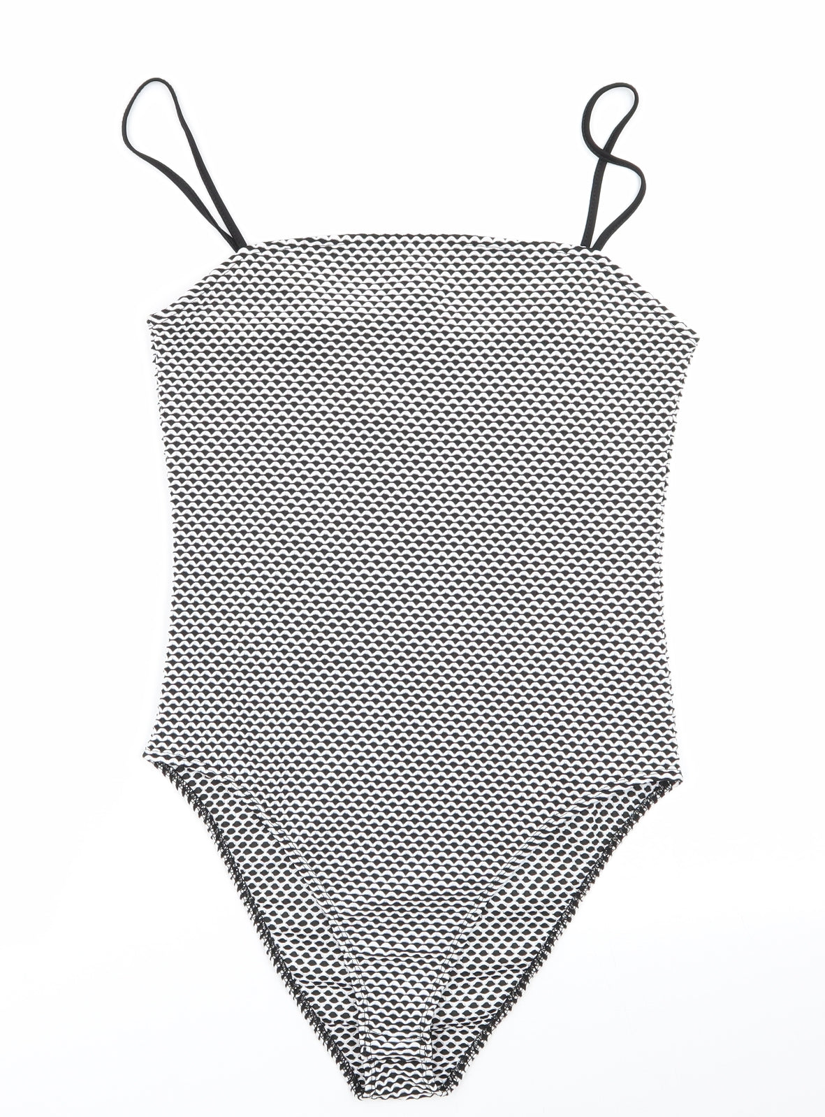 Miss Selfridge Womens Multicoloured Geometric  Bodysuit One-Piece Size 14