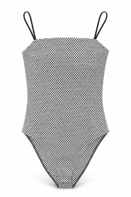 Miss Selfridge Womens Multicoloured Geometric  Bodysuit One-Piece Size 14