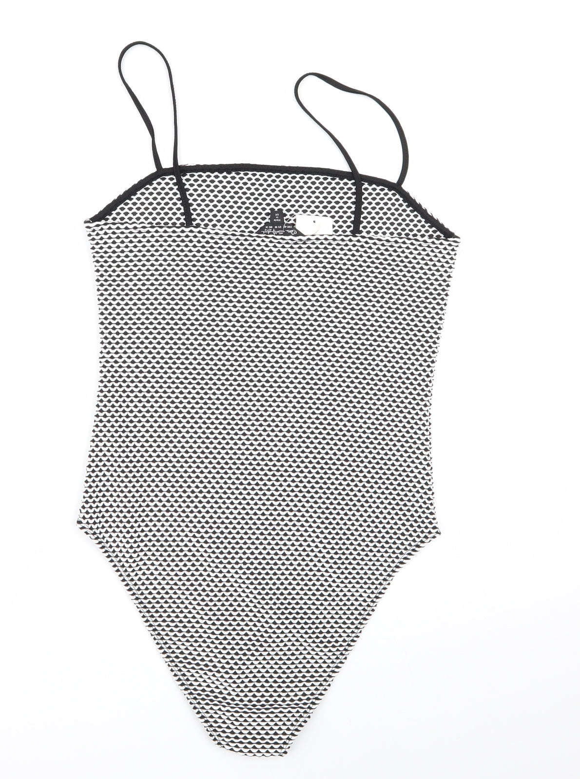 Miss Selfridge Womens Multicoloured Geometric  Bodysuit One-Piece Size 14