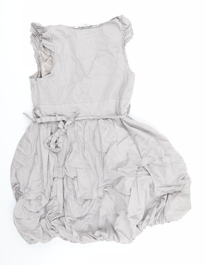 New Look Womens Grey   Fit & Flare  Size 10