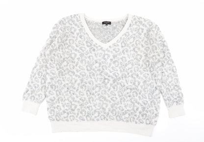 Womens UK Size 12 New Look Multicoloured Pullover Jumper