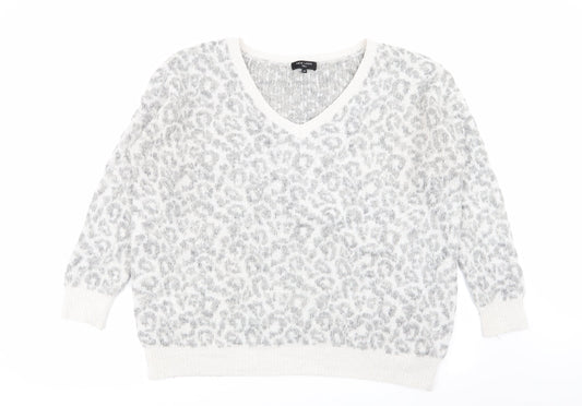 Womens UK Size 12 New Look Multicoloured Pullover Jumper