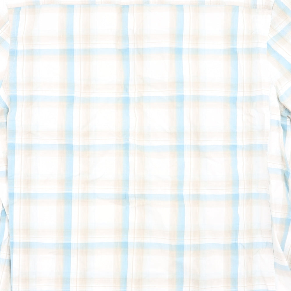 Asda George Mens Multicoloured Check   Button-Up Size M