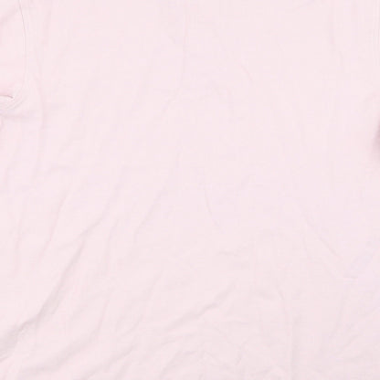 M&S Mens Pink    Polo Size M