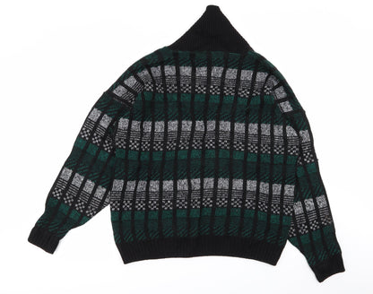 BHS Womens Multicoloured Check  Pullover Jumper Size 16