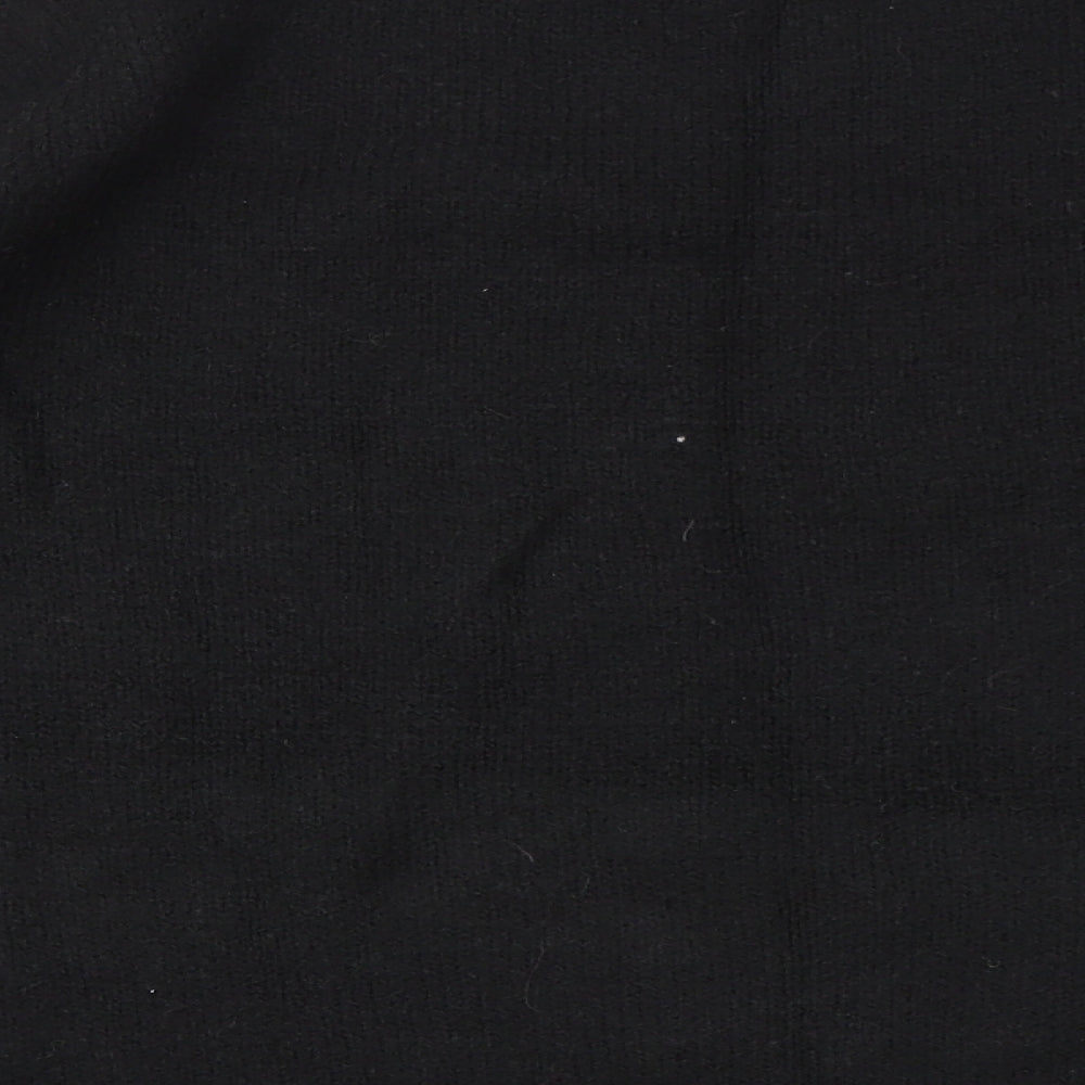 Womens UK Size L Preworn Black Pullover Jumper