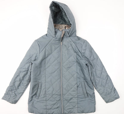 Womens UK Size M Preworn Blue Jacket