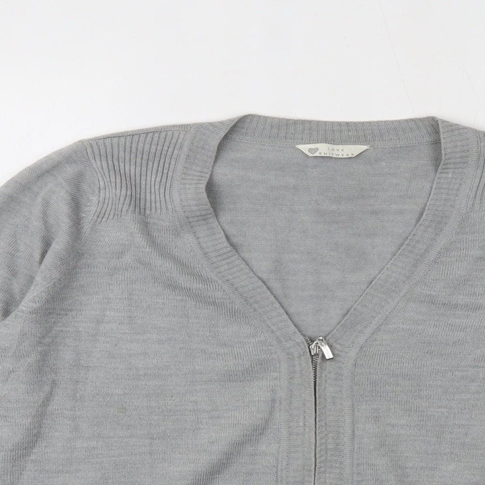 BHS  Womens Grey   Pullover Jumper Size 16
