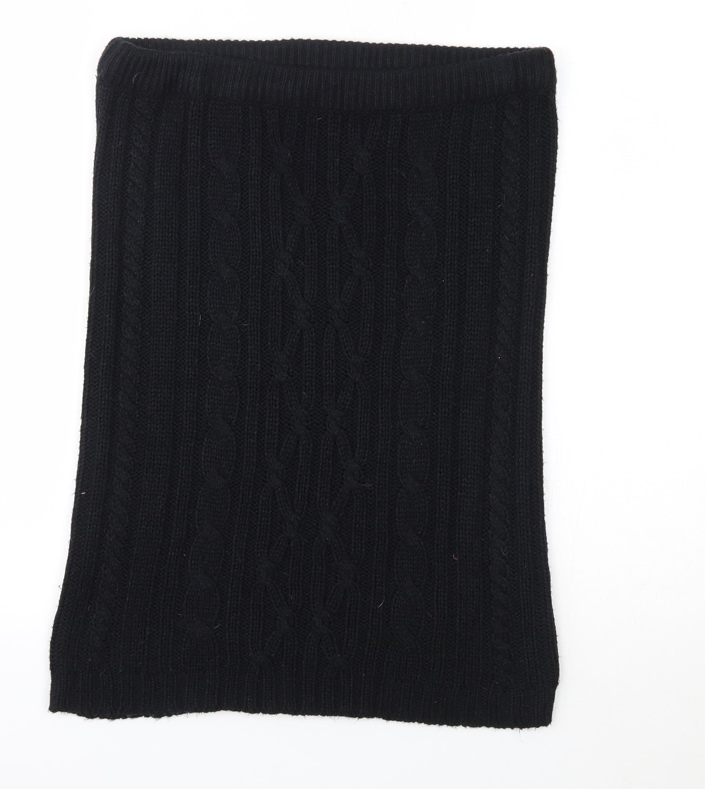 Peacocks Womens Black   A-Line Skirt Size M  - stretchy waist band