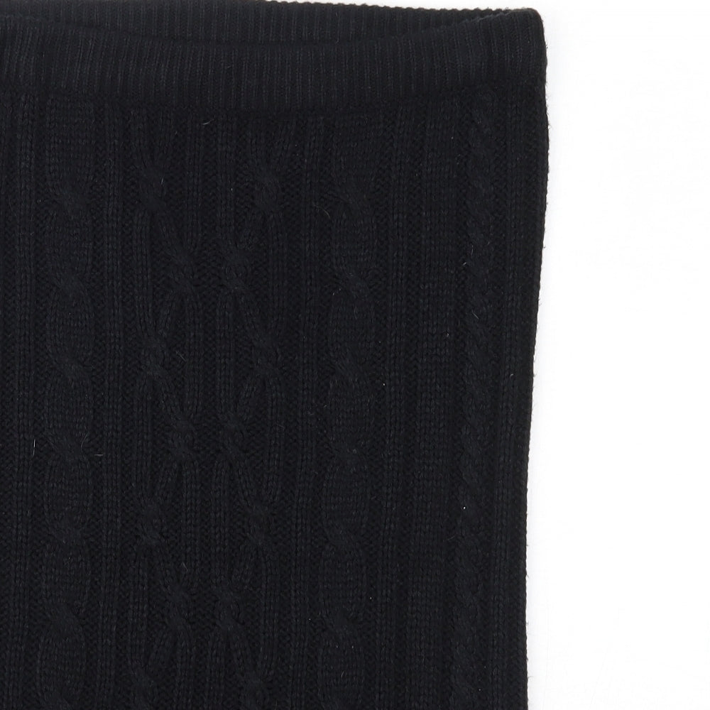 Peacocks Womens Black   A-Line Skirt Size M  - stretchy waist band