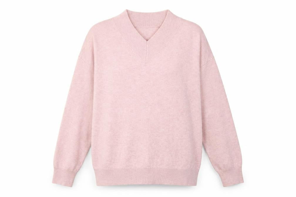 Womens UK Size S M&S Pink Pullover Jumper