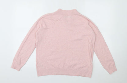 Womens UK Size S M&S Pink Pullover Jumper