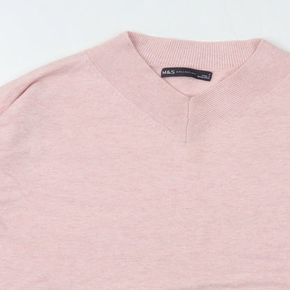 Womens UK Size S M&S Pink Pullover Jumper