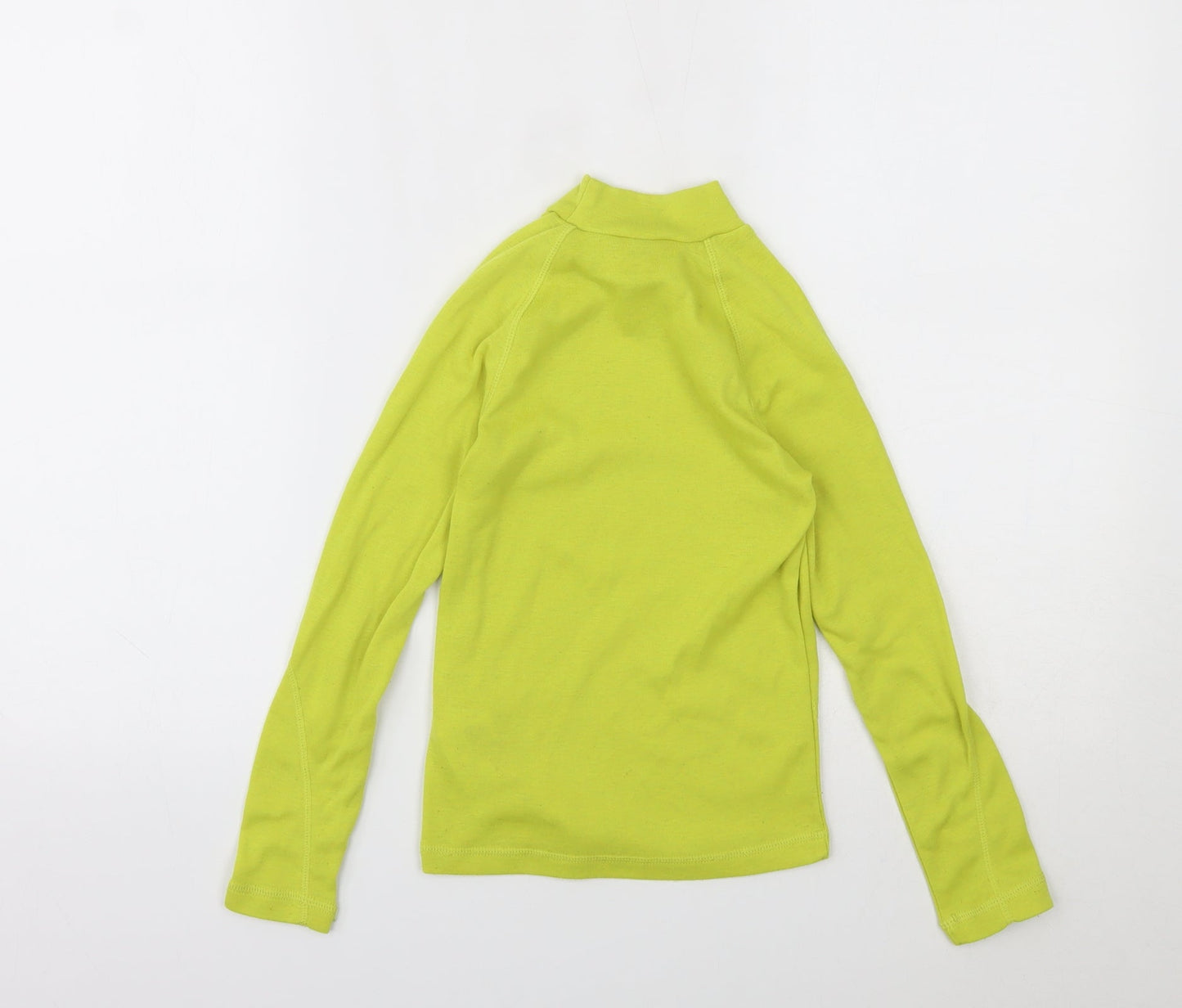 DECATHLON Boys Green   Basic T-Shirt Size 8 Years