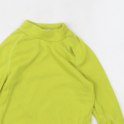 DECATHLON Boys Green   Basic T-Shirt Size 8 Years