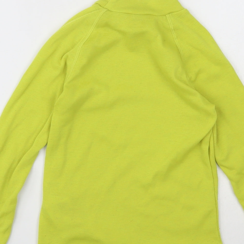DECATHLON Boys Green   Basic T-Shirt Size 8 Years