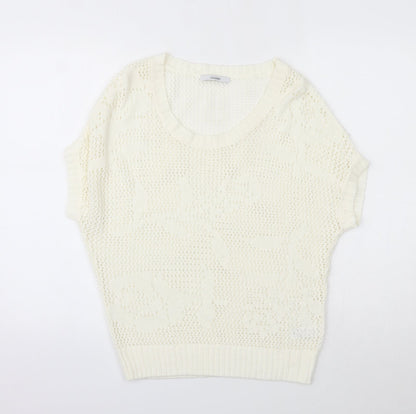 George Womens Ivory   Pullover Jumper Size 8