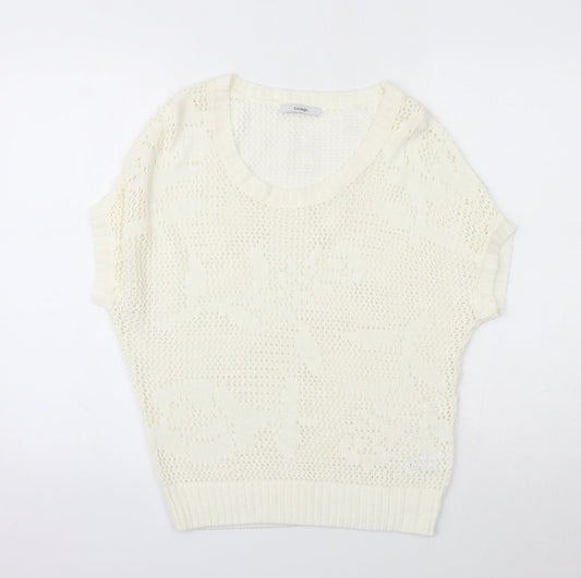 George Womens Ivory   Pullover Jumper Size 8