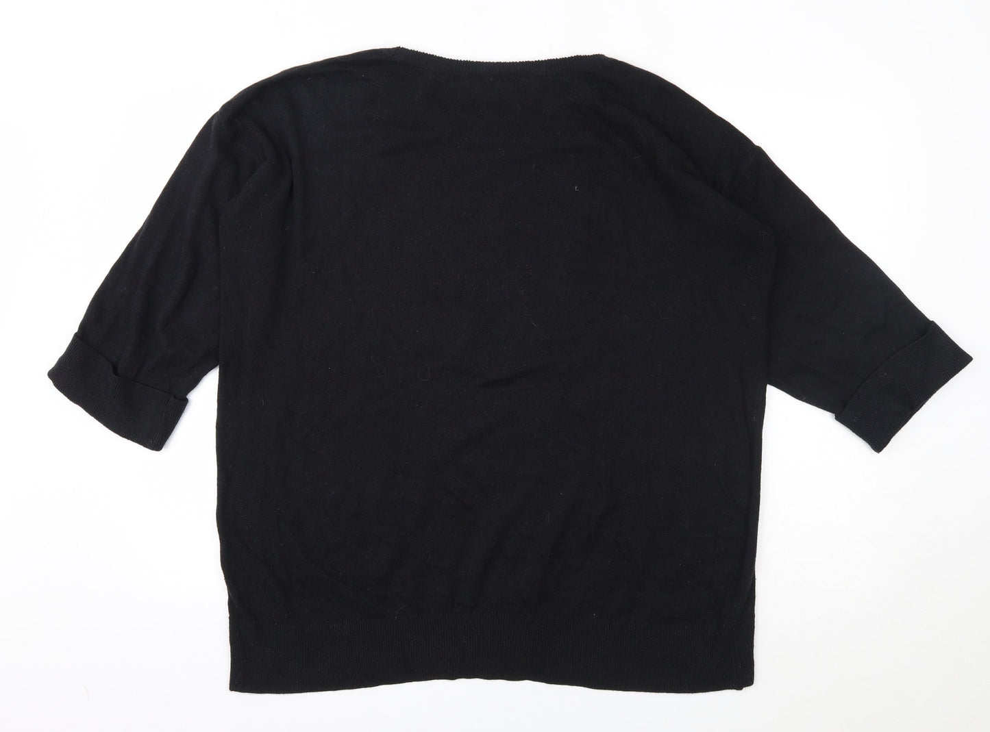 Womens UK Size L Wallis Black Pullover Jumper