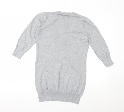 Womens UK Size 12 INTERNACIONALE Grey Pullover Jumper