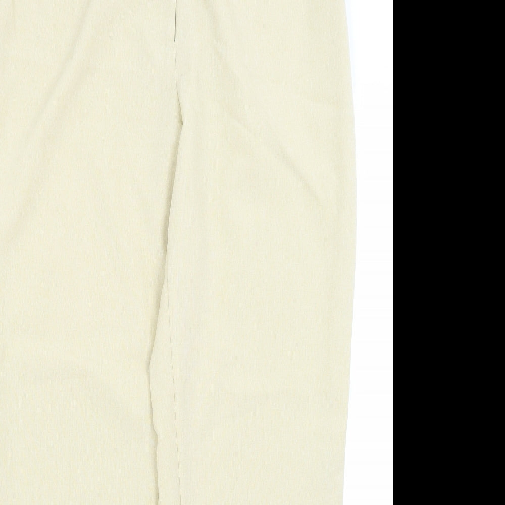 Portafina Womens Beige   Dress Pants Trousers Size 14 L29 in