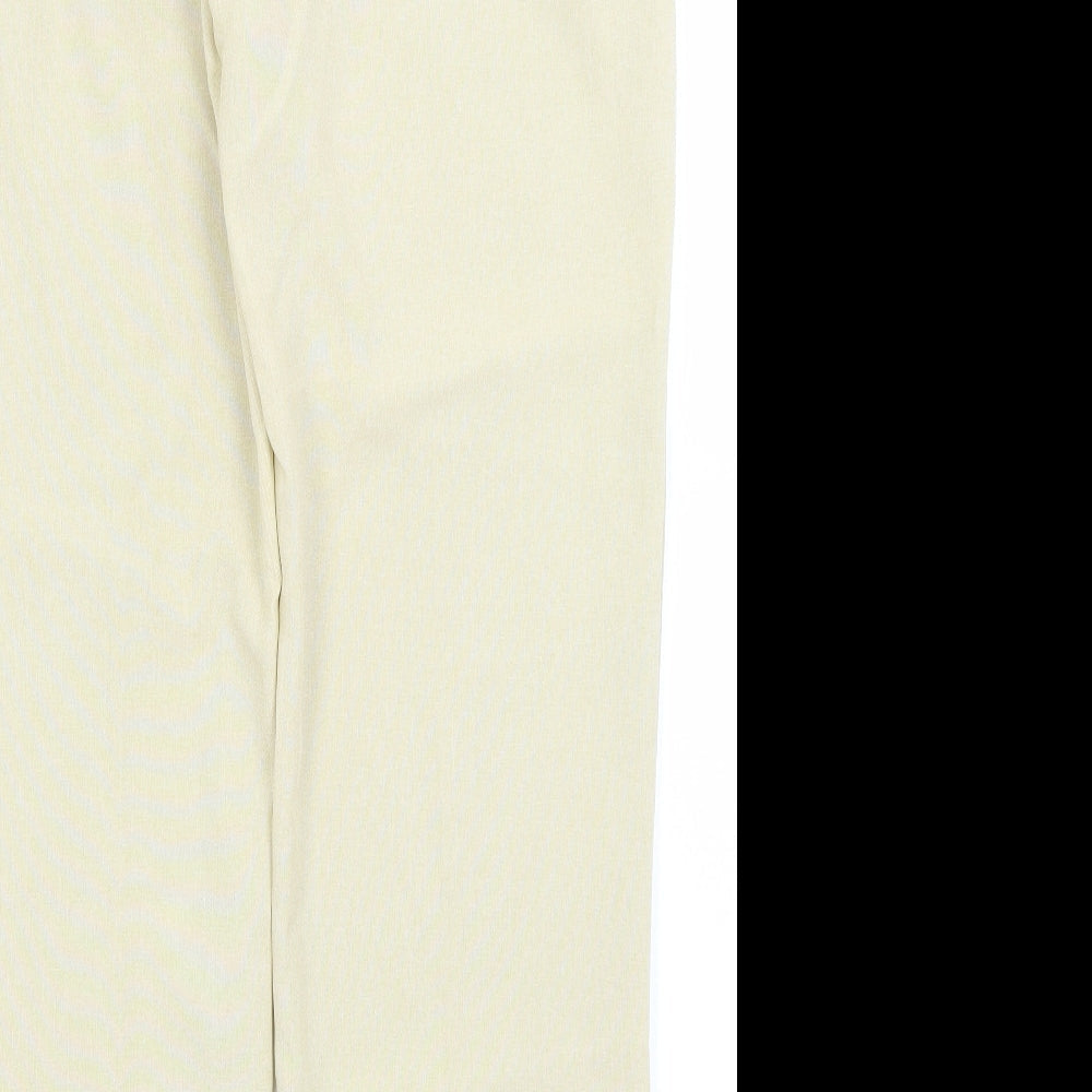 Portafina Womens Beige   Dress Pants Trousers Size 14 L29 in