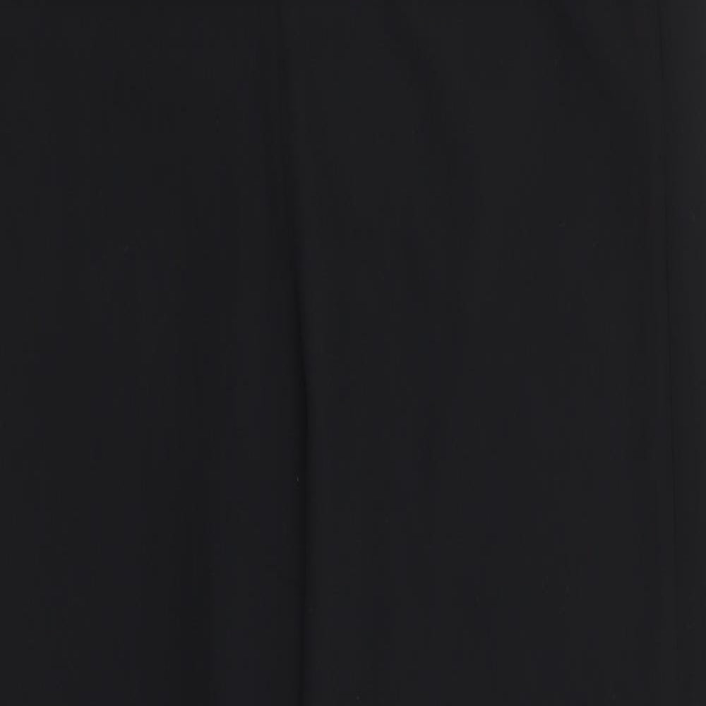 Glamour Womens Black   Trousers  Size 14 L29.5 in