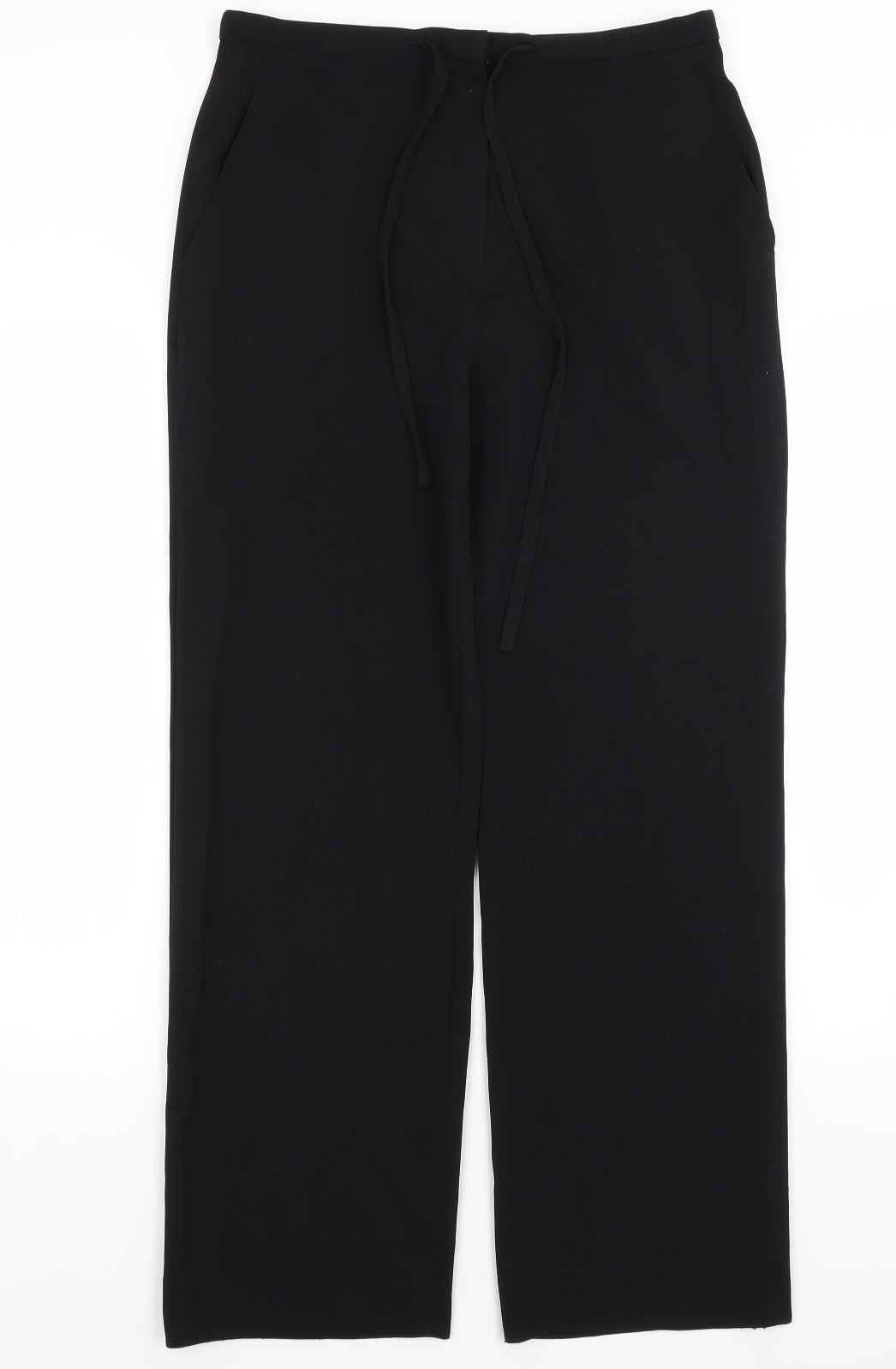 `Preworn Womens Black   Dress Pants Trousers Size 14 L29 in