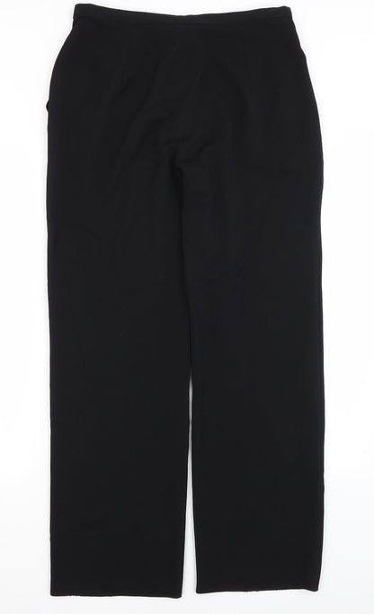 `Preworn Womens Black   Dress Pants Trousers Size 14 L29 in