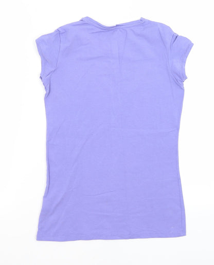 Atmosphere Womens Purple   Basic T-Shirt Size 10
