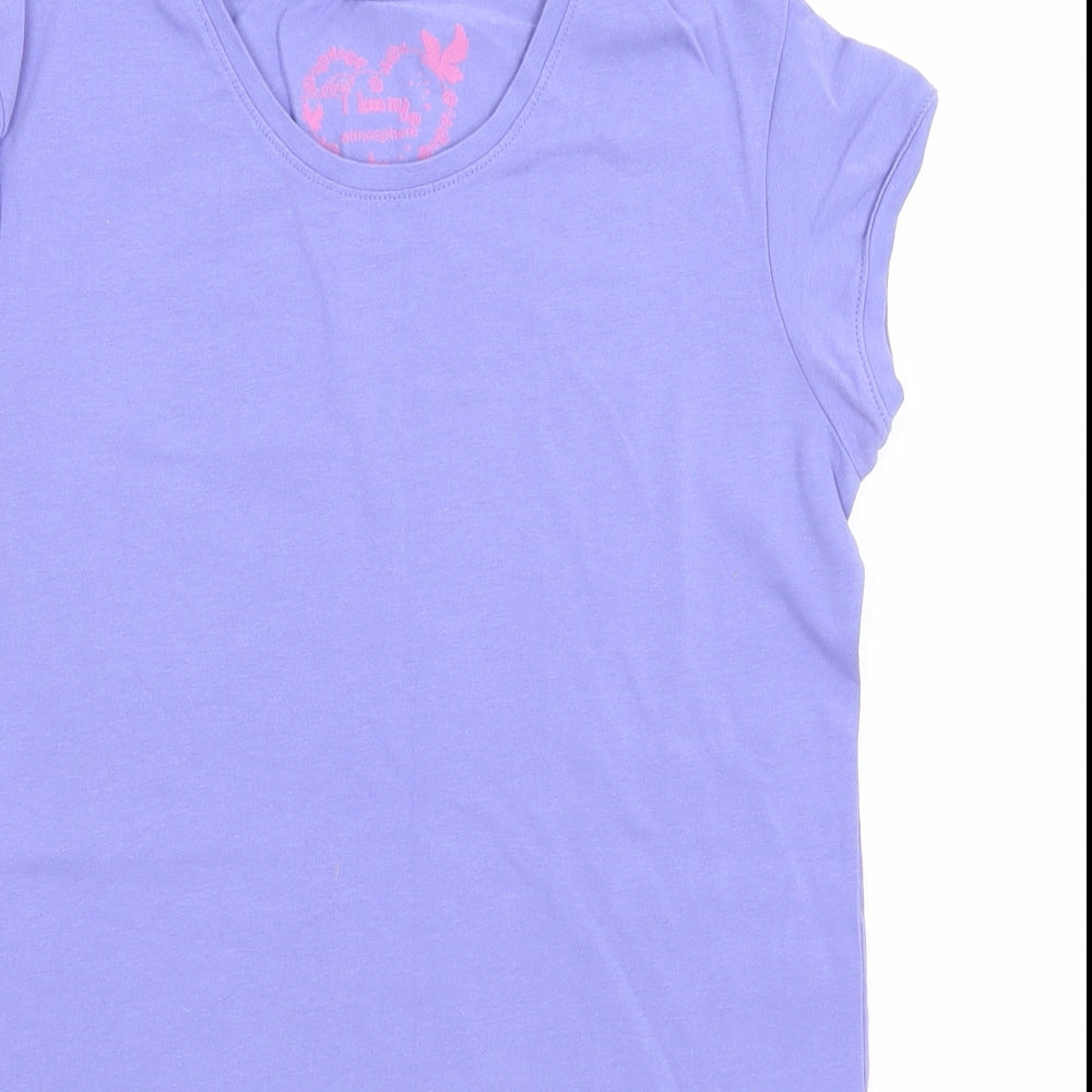 Atmosphere Womens Purple   Basic T-Shirt Size 10