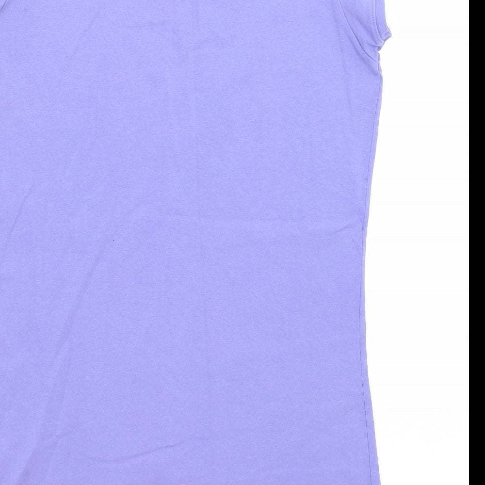 Atmosphere Womens Purple   Basic T-Shirt Size 10