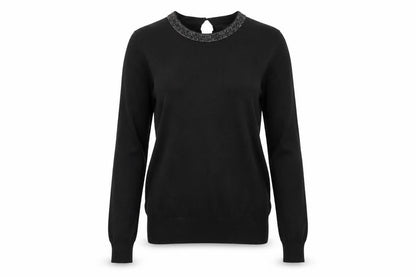 Womens UK Size XS Primark Black Pullover Jumper