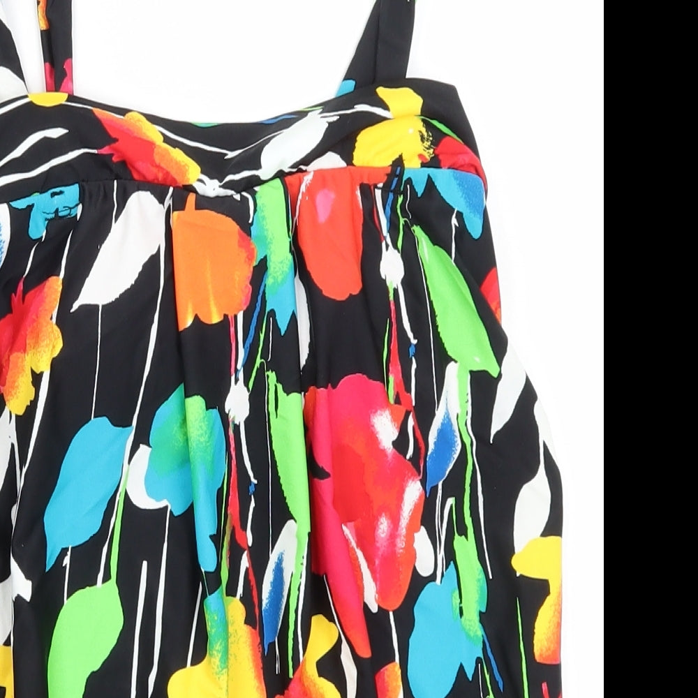 Womens UK Size 8 M&Co Black Basic Tank
