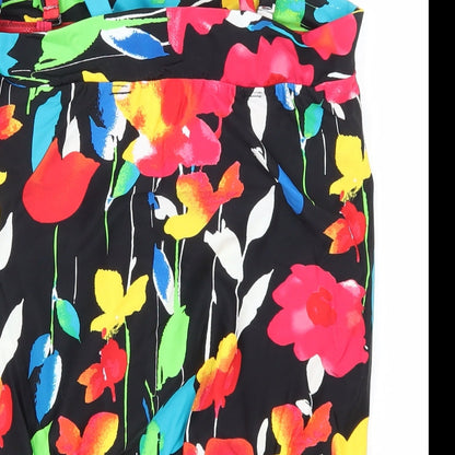 Womens UK Size 8 M&Co Black Basic Tank