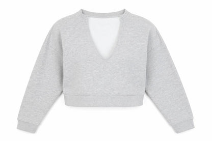 Womens UK Size 8 Missguided Grey Pullover Jumper