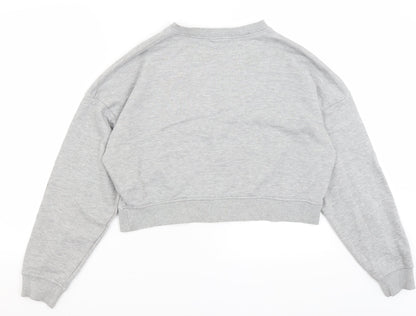 Womens UK Size 8 Missguided Grey Pullover Jumper
