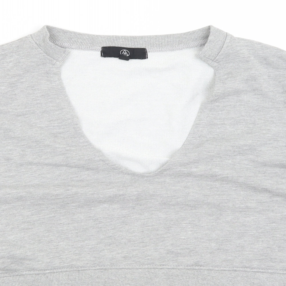 Womens UK Size 8 Missguided Grey Pullover Jumper